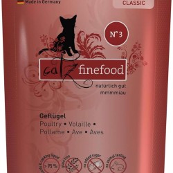catz finefood N° 3 Poultry Delicatessen Cat Food Wet, Premium Wet Food for Cats without Grain and Sugar with High Meat Content (24 x 85 g Bags) catz finefood N° 3 Poultry Delicatessen Cat Food Wet, Premium Wet Food for Cats without Grain and Sugar with High Meat Content (24 x 85 g Bags)