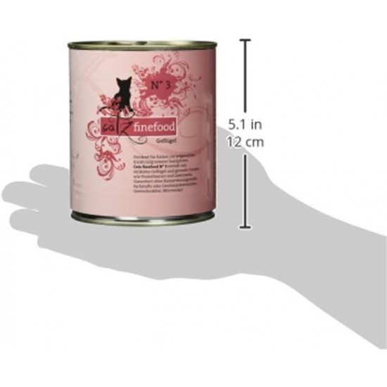 catz finefood N° 3 Poultry Delicatessen Cat Food Wet, Premium Wet Food for Cats without Grain and Sugar with High Meat Content (24 x 85 g Bags) catz finefood N° 3 Poultry Delicatessen Cat Food Wet, Premium Wet Food for Cats without Grain and Sugar with High Meat Content (24 x 85 g Bags)
