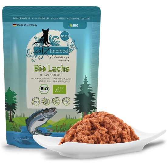 catz finefood Organic Cat Food Mix Package - 6 x 85 g - Wet Food for Cats - N° 513, 511, 509, 507, 505 & 503 Without Cereals & Added Sugar (0.51 kg) catz finefood Organic Cat Food Mix Package - 6 x 85 g - Wet Food for Cats - N° 513, 511, 509, 507, 505 & 503 Without Cereals & Added Sugar (0.51 kg)
