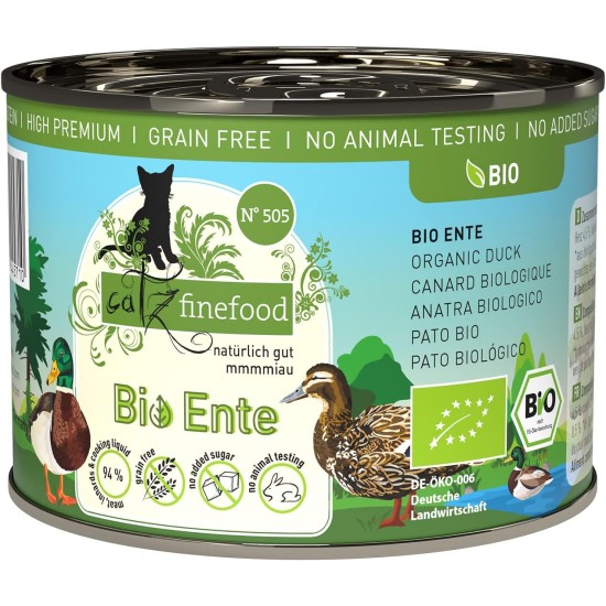 catz finefood Organic Cat Food Mix Package - 6 x 85 g - Wet Food for Cats - N° 513, 511, 509, 507, 505 & 503 Without Cereals & Added Sugar (0.51 kg) catz finefood Organic Cat Food Mix Package - 6 x 85 g - Wet Food for Cats - N° 513, 511, 509, 507, 505 & 503 Without Cereals & Added Sugar (0.51 kg)