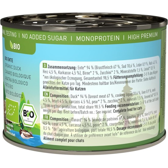 catz finefood Organic Cat Food Mix Package - 6 x 85 g - Wet Food for Cats - N° 513, 511, 509, 507, 505 & 503 Without Cereals & Added Sugar (0.51 kg) catz finefood Organic Cat Food Mix Package - 6 x 85 g - Wet Food for Cats - N° 513, 511, 509, 507, 505 & 503 Without Cereals & Added Sugar (0.51 kg)
