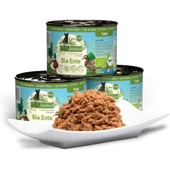 catz finefood Organic Cat Food Mix Package - 6 x 85 g - Wet Food for Cats - N° 513, 511, 509, 507, 505 & 503 Without Cereals & Added Sugar (0.51 kg) catz finefood Organic Cat Food Mix Package - 6 x 85 g - Wet Food for Cats - N° 513, 511, 509, 507, 505 & 503 Without Cereals & Added Sugar (0.51 kg)