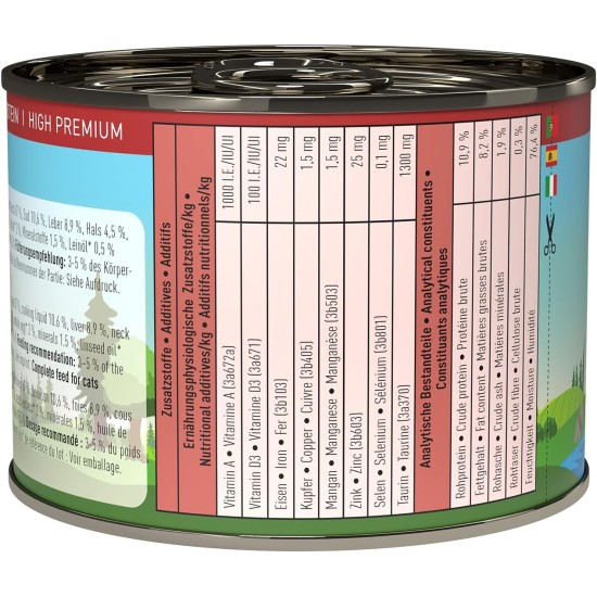 catz finefood Organic Cat Food Mix Package - 6 x 85 g - Wet Food for Cats - N° 513, 511, 509, 507, 505 & 503 Without Cereals & Added Sugar (0.51 kg) catz finefood Organic Cat Food Mix Package - 6 x 85 g - Wet Food for Cats - N° 513, 511, 509, 507, 505 & 503 Without Cereals & Added Sugar (0.51 kg)