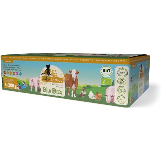 catz finefood Organic Cat Food Mix Package - 6 x 85 g - Wet Food for Cats - N° 513, 511, 509, 507, 505 & 503 Without Cereals & Added Sugar (0.51 kg) catz finefood Organic Cat Food Mix Package - 6 x 85 g - Wet Food for Cats - N° 513, 511, 509, 507, 505 & 503 Without Cereals & Added Sugar (0.51 kg)