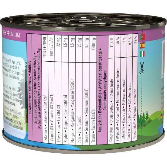 catz finefood Organic Cat Food Mix Package - 6 x 85 g - Wet Food for Cats - N° 513, 511, 509, 507, 505 & 503 Without Cereals & Added Sugar (0.51 kg) catz finefood Organic Cat Food Mix Package - 6 x 85 g - Wet Food for Cats - N° 513, 511, 509, 507, 505 & 503 Without Cereals & Added Sugar (0.51 kg)