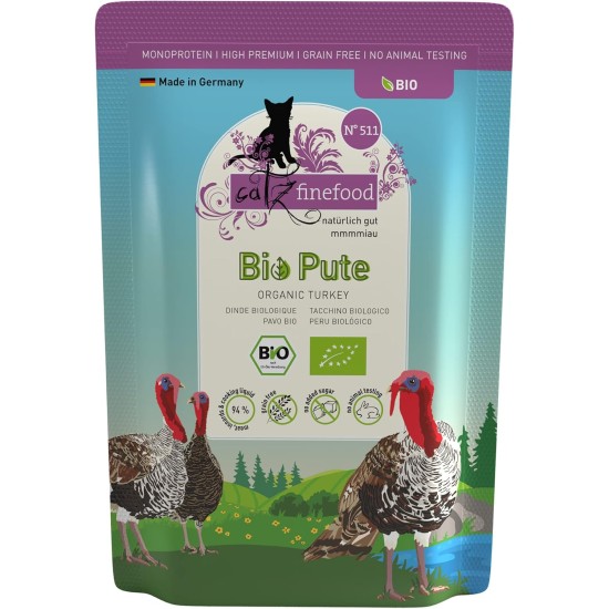 catz finefood Organic Cat Food Mix Package - 6 x 85 g - Wet Food for Cats - N° 513, 511, 509, 507, 505 & 503 Without Cereals & Added Sugar (0.51 kg) catz finefood Organic Cat Food Mix Package - 6 x 85 g - Wet Food for Cats - N° 513, 511, 509, 507, 505 & 503 Without Cereals & Added Sugar (0.51 kg)