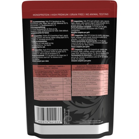 catz finefood Purrrr Monoprotein Wet Cat Food, Kangaroo, Chicken, Salmon, Lamb, Sheep and Pork, 6 Cans Variety Pure or Multipack, 190 g - 200 g catz finefood Purrrr Monoprotein Wet Cat Food, Kangaroo, Chicken, Salmon, Lamb, Sheep and Pork, 6 Cans Variety Pure or Multipack, 190 g - 200 g