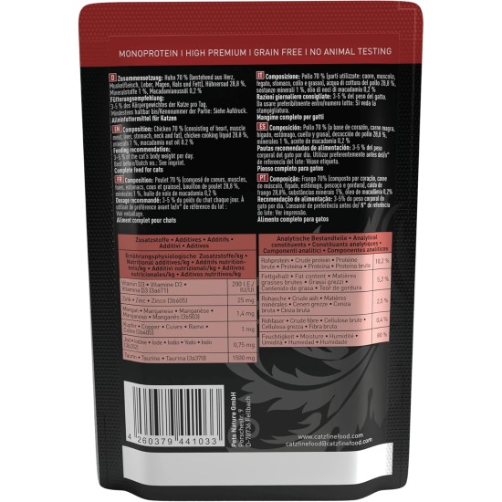 catz finefood Purrrr Monoprotein Wet Cat Food, Kangaroo, Chicken, Salmon, Lamb, Sheep and Pork, 6 Cans Variety Pure or Multipack, 190 g - 200 g catz finefood Purrrr Monoprotein Wet Cat Food, Kangaroo, Chicken, Salmon, Lamb, Sheep and Pork, 6 Cans Variety Pure or Multipack, 190 g - 200 g