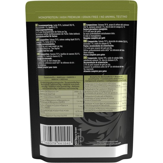 catz finefood Purrrr Monoprotein Wet Cat Food, Kangaroo, Chicken, Salmon, Lamb, Sheep and Pork, 6 Cans Variety Pure or Multipack, 190 g - 200 g catz finefood Purrrr Monoprotein Wet Cat Food, Kangaroo, Chicken, Salmon, Lamb, Sheep and Pork, 6 Cans Variety Pure or Multipack, 190 g - 200 g