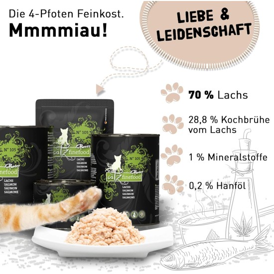 catz finefood Purrrr Monoprotein Wet Cat Food, Kangaroo, Chicken, Salmon, Lamb, Sheep and Pork, 6 Cans Variety Pure or Multipack, 190 g - 200 g catz finefood Purrrr Monoprotein Wet Cat Food, Kangaroo, Chicken, Salmon, Lamb, Sheep and Pork, 6 Cans Variety Pure or Multipack, 190 g - 200 g