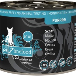 catz finefood Purrrr Monoprotein Wet Cat Food, Kangaroo, Chicken, Salmon, Lamb, Sheep and Pork, 6 Cans Variety Pure or Multipack, 190 g - 200 g catz finefood Purrrr Monoprotein Wet Cat Food, Kangaroo, Chicken, Salmon, Lamb, Sheep and Pork, 6 Cans Variety Pure or Multipack, 190 g - 200 g