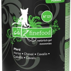 catz finefood Purrrr Pferd Monoprotein Wet Cat Food N° 123, for Nutrition-Sensitive Cats, 70% Meat Content, 6 x 400 g Tubs catz finefood Purrrr Pferd Monoprotein Wet Cat Food N° 123, for Nutrition-Sensitive Cats, 70% Meat Content, 6 x 400 g Tubs
