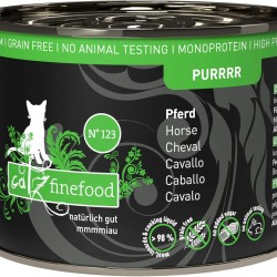 catz finefood Purrrr Pferd Monoprotein Wet Cat Food N° 123, for Nutrition-Sensitive Cats, 70% Meat Content, 6 x 200 g Tin catz finefood Purrrr Pferd Monoprotein Wet Cat Food N° 123, for Nutrition-Sensitive Cats, 70% Meat Content, 6 x 200 g Tin
