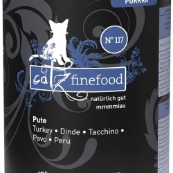 catz finefood Purrrr Turkey Monoprotein Wet Cat Food N° 117, for Nutrition-Sensitive Cats, 70% Meat Content, 6 x 400 g Tin catz finefood Purrrr Turkey Monoprotein Wet Cat Food N° 117, for Nutrition-Sensitive Cats, 70% Meat Content, 6 x 400 g Tin
