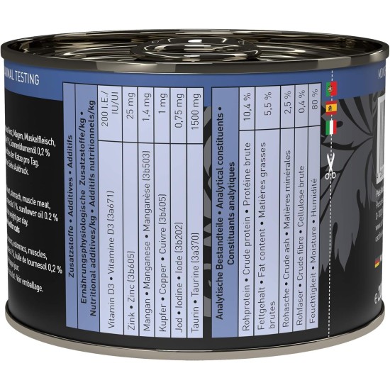 catz finefood Purrrr Turkey Monoprotein Wet Cat Food N° 117, for Nutrition-Sensitive Cats, 70% Meat Content, 6 x 400 g Tin catz finefood Purrrr Turkey Monoprotein Wet Cat Food N° 117, for Nutrition-Sensitive Cats, 70% Meat Content, 6 x 400 g Tin