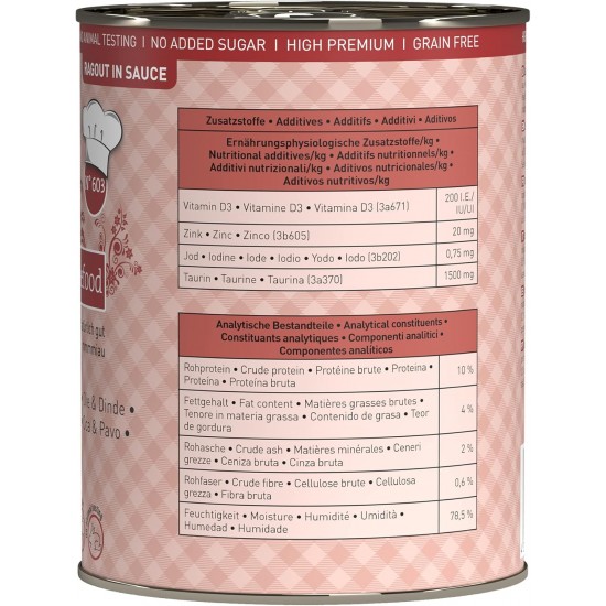 catz finefood Ragout Mix Pack Wet Cat Food - Delicatessen Wet Food for Cats in Sauce without Grain and Sugar with High Meat Content, 6 x 190 g Tin catz finefood Ragout Mix Pack Wet Cat Food - Delicatessen Wet Food for Cats in Sauce without Grain and Sugar with High Meat Content, 6 x 190 g Tin
