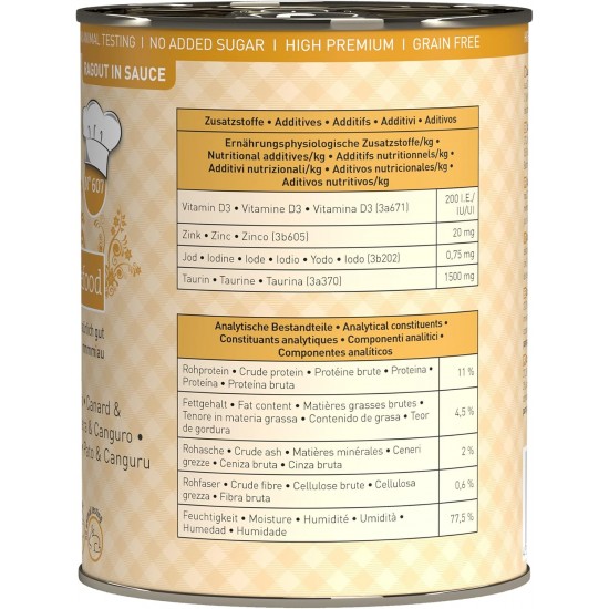 catz finefood Ragout Mix Pack Wet Cat Food - Delicatessen Wet Food for Cats in Sauce without Grain and Sugar with High Meat Content, 6 x 190 g Tin catz finefood Ragout Mix Pack Wet Cat Food - Delicatessen Wet Food for Cats in Sauce without Grain and Sugar with High Meat Content, 6 x 190 g Tin