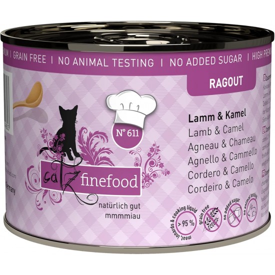 catz finefood Ragout Mix Pack Wet Cat Food - Delicatessen Wet Food for Cats in Sauce without Grain and Sugar with High Meat Content, 6 x 190 g Tin catz finefood Ragout Mix Pack Wet Cat Food - Delicatessen Wet Food for Cats in Sauce without Grain and Sugar with High Meat Content, 6 x 190 g Tin