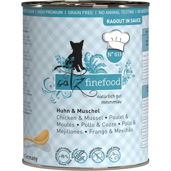 catz finefood Ragout Mix Pack Wet Cat Food - Delicatessen Wet Food for Cats in Sauce without Grain and Sugar with High Meat Content, 6 x 190 g Tin catz finefood Ragout Mix Pack Wet Cat Food - Delicatessen Wet Food for Cats in Sauce without Grain and Sugar with High Meat Content, 6 x 190 g Tin
