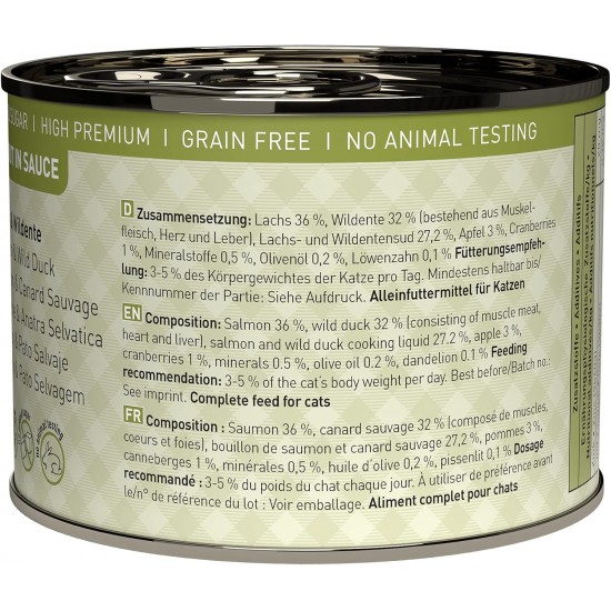 catz finefood Ragout Mix Pack Wet Cat Food - Delicatessen Wet Food for Cats in Sauce without Grain and Sugar with High Meat Content, 6 x 190 g Tin catz finefood Ragout Mix Pack Wet Cat Food - Delicatessen Wet Food for Cats in Sauce without Grain and Sugar with High Meat Content, 6 x 190 g Tin