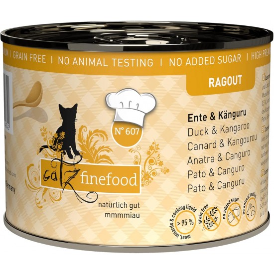 catz finefood Ragout Mix Pack Wet Cat Food - Delicatessen Wet Food for Cats in Sauce without Grain and Sugar with High Meat Content, 6 x 190 g Tin catz finefood Ragout Mix Pack Wet Cat Food - Delicatessen Wet Food for Cats in Sauce without Grain and Sugar with High Meat Content, 6 x 190 g Tin
