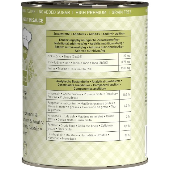 catz finefood Ragout Mix Pack Wet Cat Food - Delicatessen Wet Food for Cats in Sauce without Grain and Sugar with High Meat Content, 6 x 190 g Tin catz finefood Ragout Mix Pack Wet Cat Food - Delicatessen Wet Food for Cats in Sauce without Grain and Sugar with High Meat Content, 6 x 190 g Tin