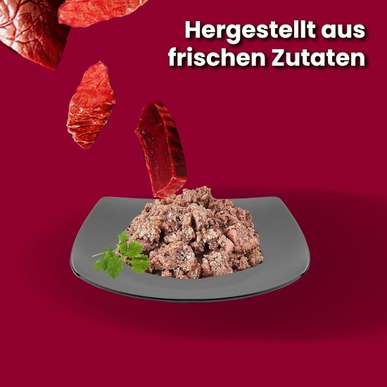 vom Feinsten Senior Cat Food Wet Wet Food Variety (32 x 100 g), Cat Food from 7 Years by animonda, without Grains and Sugar, with Fresh, Meaty Ingredients vom Feinsten Senior Cat Food Wet Wet Food Variety (32 x 100 g), Cat Food from 7 Years by animonda, without Grains and Sugar, with Fresh, Meaty Ingredients