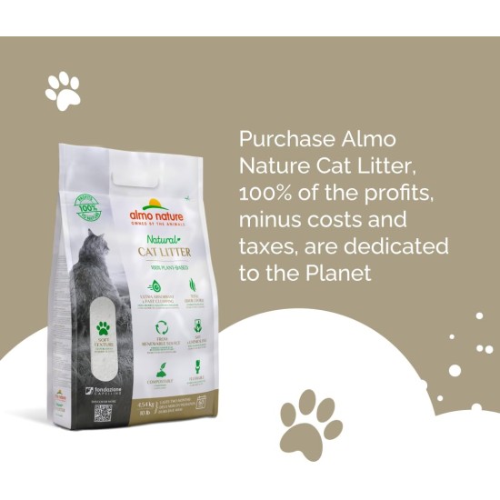 Almo Nature Natural Cat Litter - Klumpende Katzenstreu, biologisch abbaubar, spült die Toilette hinunter, 100% pflanzlich, langanhaltender Anti-Geruchs-Sand. Grain Texture Sack 4Kg Almo Nature Natural Cat Litter - Klumpende Katzenstreu, biologisch abbaubar, spült die Toilette hinunter, 100% pflanzlich, langanhaltender Anti-Geruchs-Sand. Grain Texture Sack 4Kg