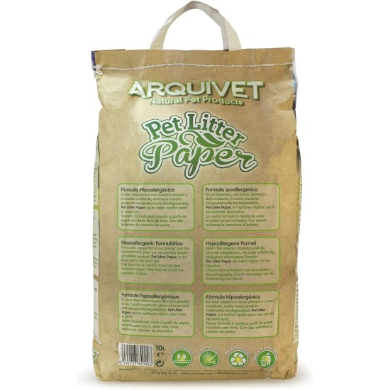 Arquivet 8435117840003 Pet Litter Paper 10L Arquivet 8435117840003 Pet Litter Paper 10L