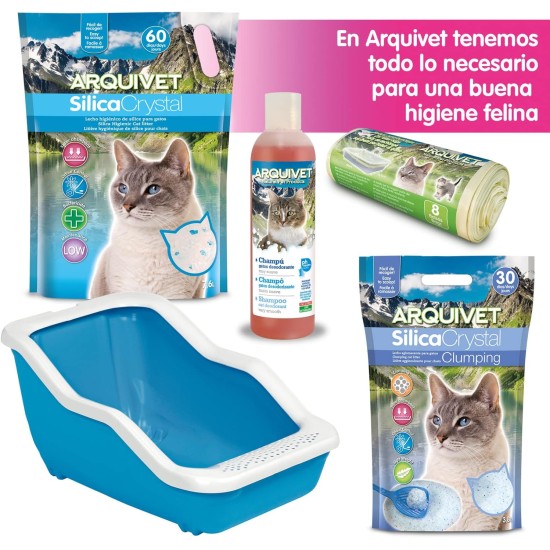Arquivet Classic Cat Litter 4072 10kg with Activated Carbon 100% Natural Hygienic Cat Litter for Cats Absorbent Ability to Remove Odors and Bacteria Arquivet Classic Cat Litter 4072 10kg with Activated Carbon 100% Natural Hygienic Cat Litter for Cats Absorbent Ability to Remove Odors and Bacteria