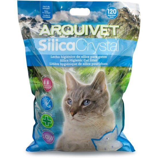 Arquivet Silica Crystal Pack 2 x 15 Litre Cat Litter Cat Litter Cat Litter Cat Litter, Absorbency, Helps Remove Odours and Bacteria Arquivet Silica Crystal Pack 2 x 15 Litre Cat Litter Cat Litter Cat Litter Cat Litter, Absorbency, Helps Remove Odours and Bacteria