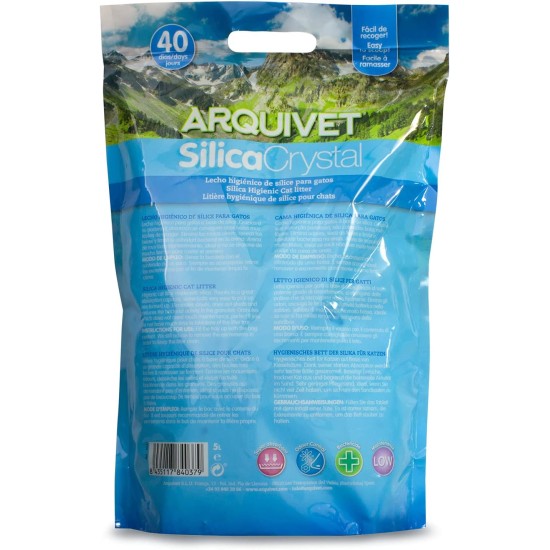 Arquivet Silica Crystal Pack 6 x 5 Litre Cat Litter Cat Litter Cat Litter Cat Litter Cat Litter, Absorbency, Helps Remove Odours and Bacteria Arquivet Silica Crystal Pack 6 x 5 Litre Cat Litter Cat Litter Cat Litter Cat Litter Cat Litter, Absorbency, Helps Remove Odours and Bacteria