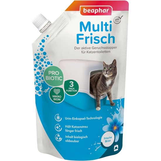 Beaphar Multi Fresh Vanilla & Melon | Deodorant Fresh Scent For Cat Litter Cat Litter Tray | makes more durable kitty litter PH Neutral | 400g Beaphar Multi Fresh Vanilla & Melon | Deodorant Fresh Scent For Cat Litter Cat Litter Tray | makes more durable kitty litter PH Neutral | 400g