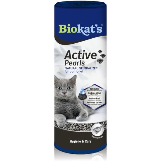 Biokat's Active Pearls - Litter Additive with Activated Carbon Improves Odour Retention and Absorbency of Cat Litter - 1 Can (1 x 700 ml) Biokat's Active Pearls - Litter Additive with Activated Carbon Improves Odour Retention and Absorbency of Cat Litter - 1 Can (1 x 700 ml)