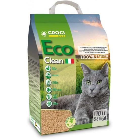 CROCI Cat Litter Eco Clean, 10 Litre CROCI Cat Litter Eco Clean, 10 Litre
