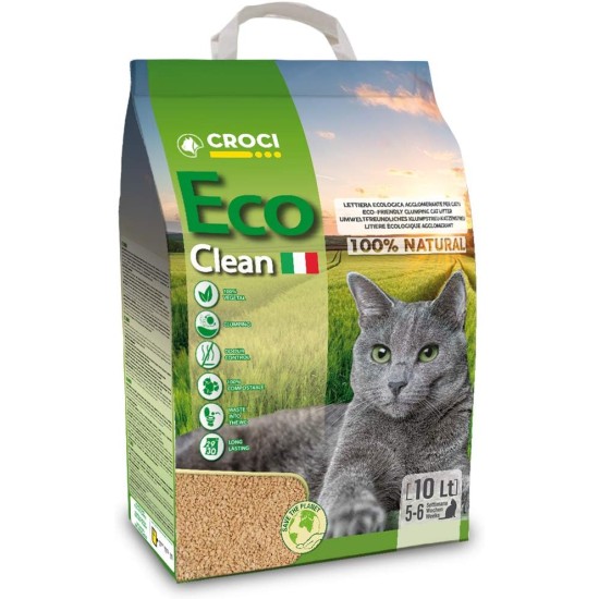 CROCI Cat Litter Eco Clean, 10 Litre