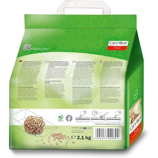 Cat's Best, Oeko Plus Cat Litter, 20 l Cat's Best, Oeko Plus Cat Litter, 20 l