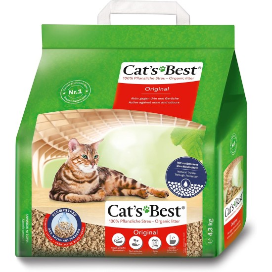 Cat's Best, Oeko Plus Cat Litter, 20 l Cat's Best, Oeko Plus Cat Litter, 20 l