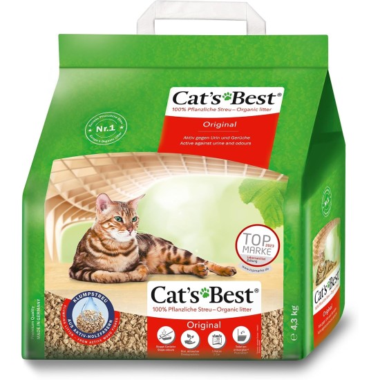 Cat's Best, Oeko Plus Cat Litter, 20 l Cat's Best, Oeko Plus Cat Litter, 20 l