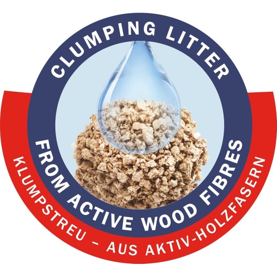Cat's Best Sensitive 100% Plant-Based Cat Litter, Firm Clumping and Antibacterial Made from Refined Active Wood Fibres - Specially Designed for Sensitive Cats, 7.2kg/20L Cat's Best Sensitive 100% Plant-Based Cat Litter, Firm Clumping and Antibacterial Made from Refined Active Wood Fibres - Specially Designed for Sensitive Cats, 7.2kg/20L