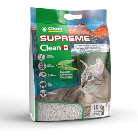 Croci Supreme Clean Eucalyptus 10 kg - 9100 g Croci Supreme Clean Eucalyptus 10 kg - 9100 g