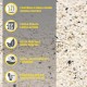 Croci Tofu Clean Litter 10L - Clumping Cat Litter, Biodegradable, Flushes in the Toilet, 100% Plant-Based, Durable Odour Resistant Sand Croci Tofu Clean Litter 10L - Clumping Cat Litter, Biodegradable, Flushes in the Toilet, 100% Plant-Based, Durable Odour Resistant Sand