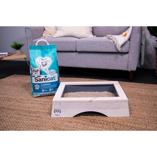 Sanicat Clumping Cat Litter 10 Litres Sanicat Clumping Cat Litter 10 Litres