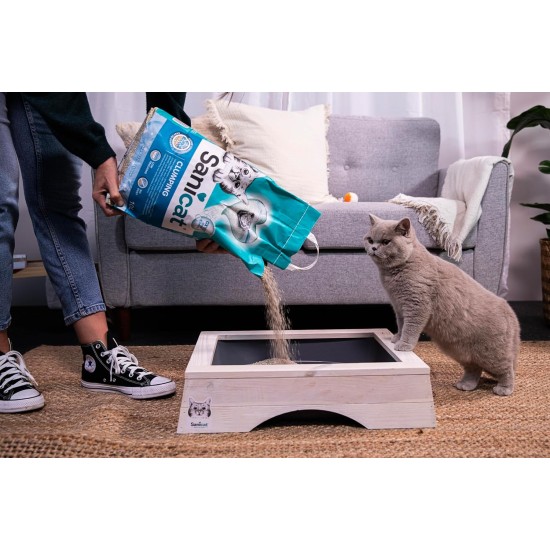 Sanicat Clumping Cat Litter 10 Litres Sanicat Clumping Cat Litter 10 Litres