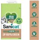 Sanicat Recycled Corn Cob Clumping Litter, Excellent Absorption and Odour Retention, Eco Friendly and Biodegradable Product, Pack Size 6L