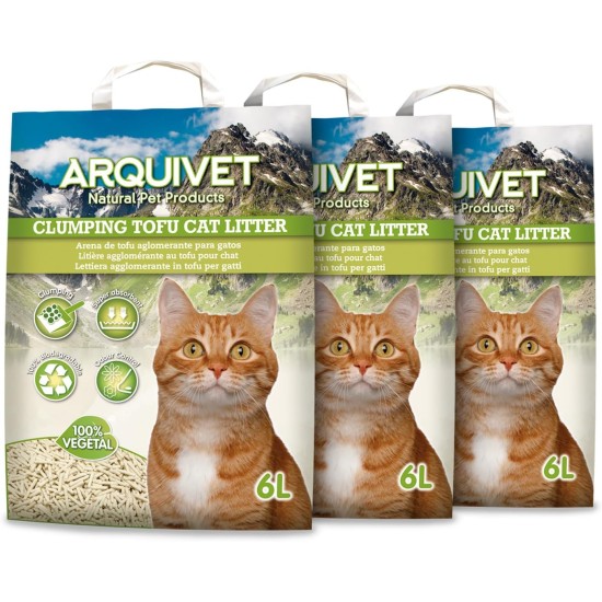 Tofu Cat Litter 18 L - Binding and Absorbent Tofu Cat Litter 18 L - Binding and Absorbent