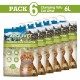 Tofu Cat Litter 6L Pack of 6 Binders and Absorbent Tofu Cat Litter 6L Pack of 6 Binders and Absorbent