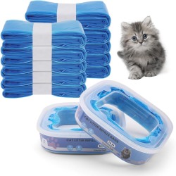 10 Pack Cat Litter Refill Bags, Cat Litter Refill Bags Compatible with Genie Bag Refill Cartridge, Cat Litter Refill Bag Fragrant, Compatible with Your Standard and Plus Genie Litter 10 Pack Cat Litter Refill Bags, Cat Litter Refill Bags Compatible with Genie Bag Refill Cartridge, Cat Litter Refill Bag Fragrant, Compatible with Your Standard and Plus Genie Litter
