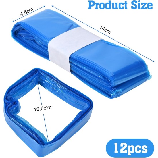 12 Pack Nappy Box Refill Box, High Quality Refill Bags, Nappy Bin Refill Film, Litter Loose Refill Cassette, Compatible with All Nappy Boxes and Cat Litter Trays, 4.5 m 12 Pack Nappy Box Refill Box, High Quality Refill Bags, Nappy Bin Refill Film, Litter Loose Refill Cassette, Compatible with All Nappy Boxes and Cat Litter Trays, 4.5 m