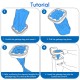 12 Pieces Nappy Bin Refill Film, Cat Litter Refill Film, Nappy Bucket Refill Box, Odor Resistant, Thickened Refill Film, Fits All Nappy Bins, Cat Litter Disposal Barrels, 15 Feet 12 Pieces Nappy Bin Refill Film, Cat Litter Refill Film, Nappy Bucket Refill Box, Odor Resistant, Thickened Refill Film, Fits All Nappy Bins, Cat Litter Disposal Barrels, 15 Feet